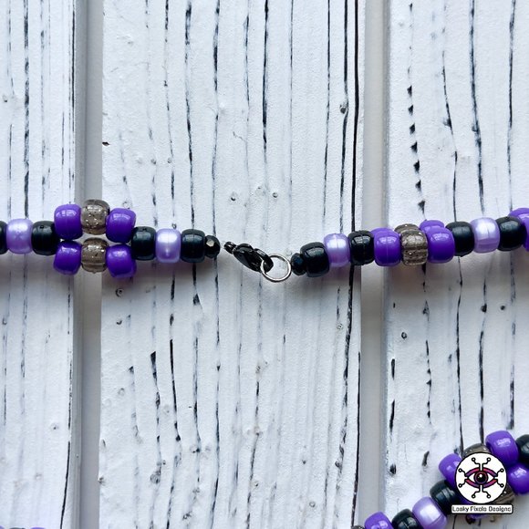 Cat Witchcraft Perler Necklace Glow in the Dark - Picture 6 of 7